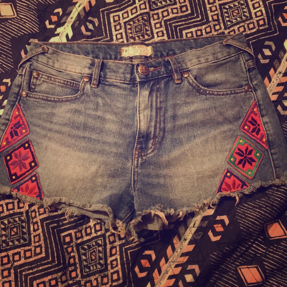 Free People Denim Shorts
